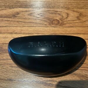 Ralph Lauren sunglasses case holder black. Women